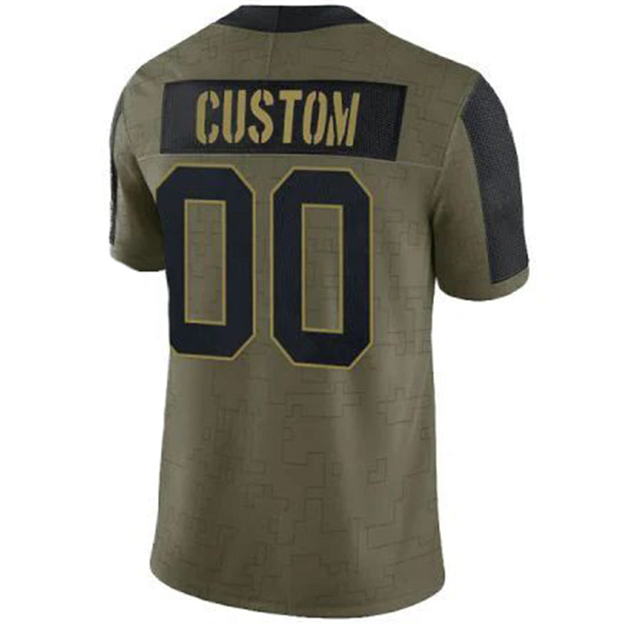 tocy Custom A.Cardinals Olive Salute To Service Limited Stitched Jerseys