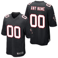 tocy Custom A.Falcons Black Alternate Game Stitched Jerseys