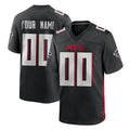 tocy Custom A.Falcons Black Home Game Any Name & Numbers Stitched Jerseys