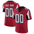 tocy Custom A.Falcons Red Color Vapor Untouchable Limited Home Game Any Name & Numbers Stitched Jerseys