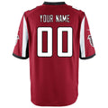 tocy Custom A.Falcons Red Game Stitched Jerseys