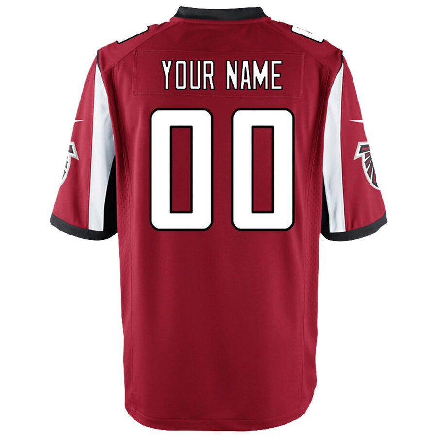 tocy Custom A.Falcons Red Game Stitched Jerseys