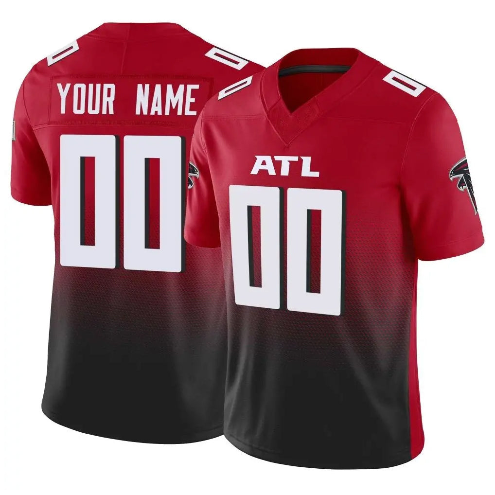 tocy Custom A.Falcons Red Vapor F.U.S.E. Limited Home Game Any Name & Numbers Stitched Jerseys