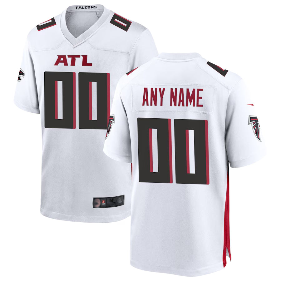 tocy Custom A.Falcons White Home Game Stitched Jerseys