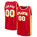 tocy Custom A.Hawks Red Fast Break Jerseys - Icon Edition