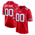 tocy Custom B.Bills Red Alternate Game Stitched Jerseys