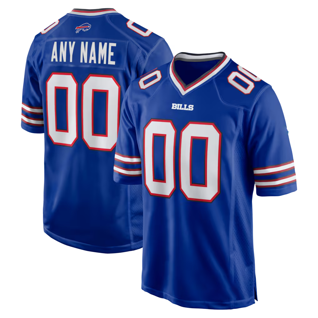 tocy Custom B.Bills Royal Royal Game Stitched Jerseys
