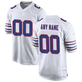 tocy Custom B.Bills White Alternate Game Stitched Jerseys