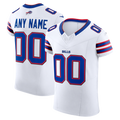 tocy Custom B.Bills White Vapor F.U.S.E. Elite Stitched Jerseys