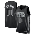 tocy Custom B.Nets Black 2022-23 Swingman Jerseys - Statement Edition