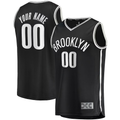 tocy Custom B.Nets Black Fast Break Replica Jerseys - Icon Edition
