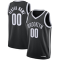 tocy Custom B.Nets Black Swingman Custom Jerseys - Icon Edition