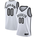tocy Custom B.Nets White 2020-21 Swingman Jerseys - Association Edition