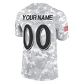 tocy Custom B.Ravens Arctic Camo Salute to Service Limited Any Name & Numbers Stitched Jerseys