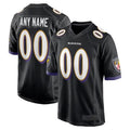 tocy Custom B.Ravens Black Home Game Stitched Jerseys