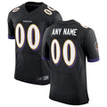 tocy Custom B.Ravens Black Speed Machine Elite Stitched Jerseys