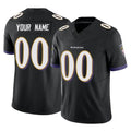 tocy Custom B.Ravens Black Vapor F.U.S.E. Limited Game Any Name & Numbers Stitched Jerseys
