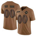 tocy Custom B.Ravens Brown Salute To Service Limited Any Name & Numbers Stitched Jerseys