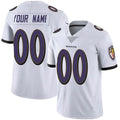 tocy Custom B.Ravens White Vapor F.U.S.E. Limited Stitched Jerseys