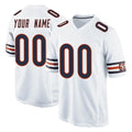 Tocy Custom C.Bears White Home Game Any Name & Numbers Stitched Jerseys