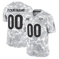 tocy Custom C.Bengals Arctic Camo Salute to Service Limited Any Name & Numbers Stitched Jerseys