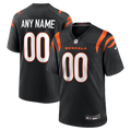 tocy Custom C.Bengals Black Game Stitched Jerseys