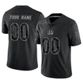 tocy Custom C.Bengals Black Reflective Limited Game Any Name & Numbers Stitched Jerseys