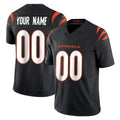 tocy Custom C.Bengals Black Vapor F.U.S.E. Limited Home Game Any Name & Numbers Stitched Jerseys