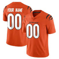 tocy Custom C.Bengals Orange Vapor Untouchable Limited Home Game Any Name & Numbers Stitched Jerseys