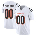 tocy Custom C.Bengals White Vapor F.U.S.E. Limited Home Game Any Name & Numbers Stitched Jerseys