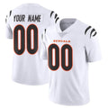 tocy Custom C.Bengals White Vapor Untouchable Limited Home Game Any Name & Numbers Stitched Jerseys