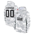 tocy Custom C.Browns Arctic Camo Salute to Service Hoodies Limited Any Name & Numbers Stitched Jerseys