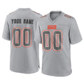 tocy Custom C.Browns Gray Atmosphere Fashion Game Any Name & Numbers Stitched Jerseys