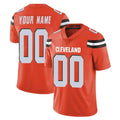tocy Custom C.Browns Orange Alternate Vapor Untouchable Limited Home Game Any Name & Numbers Stitched Jerseys