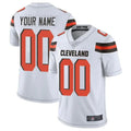 tocy Custom C.Browns White Alternate Vapor Untouchable Limited Home Game Any Name & Numbers Stitched Jerseys