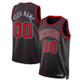 tocy Custom C.Bulls Black Swingman Jerseys - Statement Edition