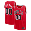 tocy Custom C.Bulls Red Fast Break Jerseys - Icon Edition