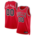 tocy Custom C.Bulls Red Swingman Jerseys - Icon Edition