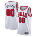 tocy Custom C.Bulls White Swingman Jerseys - Association Edition