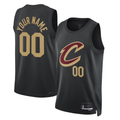 tocy Custom C.Cavaliers Black 2022-23 Swingman Jerseys - Statement Edition