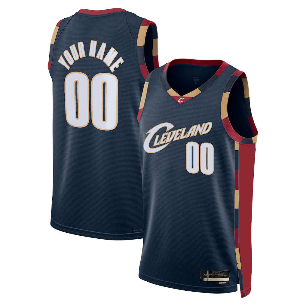 tocy Custom C.Cavaliers Navy Swingman Jerseys - Classic Edition