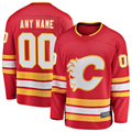 Tocy Custom C.Flames Red Home Breakaway Jerseys