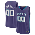 tocy Custom C.Hornets  Purple Fast Break Jerseys - Statement Edition