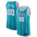 tocy Custom C.Hornets  Teal 202021 Authentic Jerseys - Icon Edition