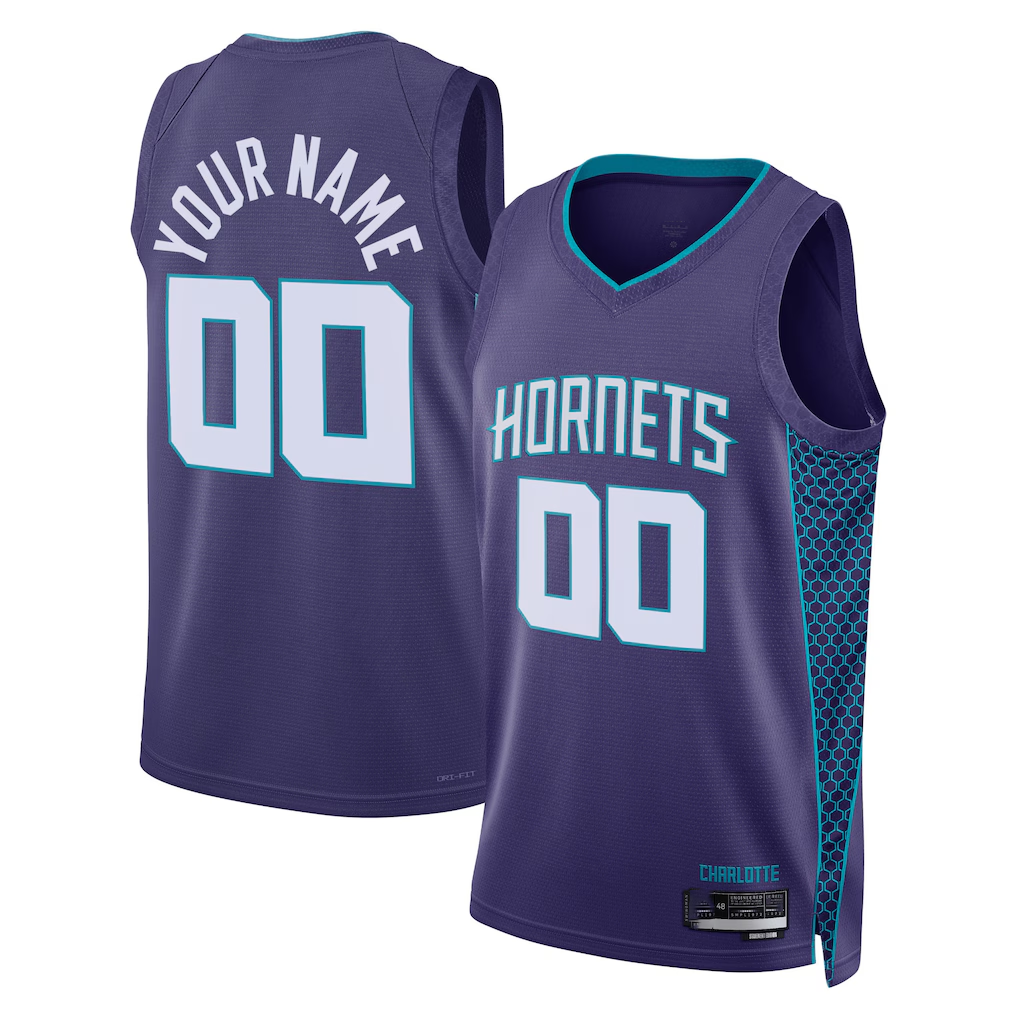 tocy Custom C.Hornets Teal 202223 Swingman Jerseys - Statement Edition