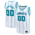 tocy Custom C.Hornets  White Fast Break Jerseys - Icon Edition