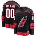 Tocy Custom C.Hurricanes Black Home Breakaway Stitched Jerseys