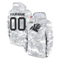 tocy Custom C.Panthers Arctic Camo Salute to Service Pullover Hoodies Any Name & Numbers Stitched Jerseys