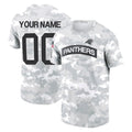 tocy Custom C.Panthers Arctic Camo Salute to Service T-Shirt Hoodies Any Name & Numbers Stitched Jerseys
