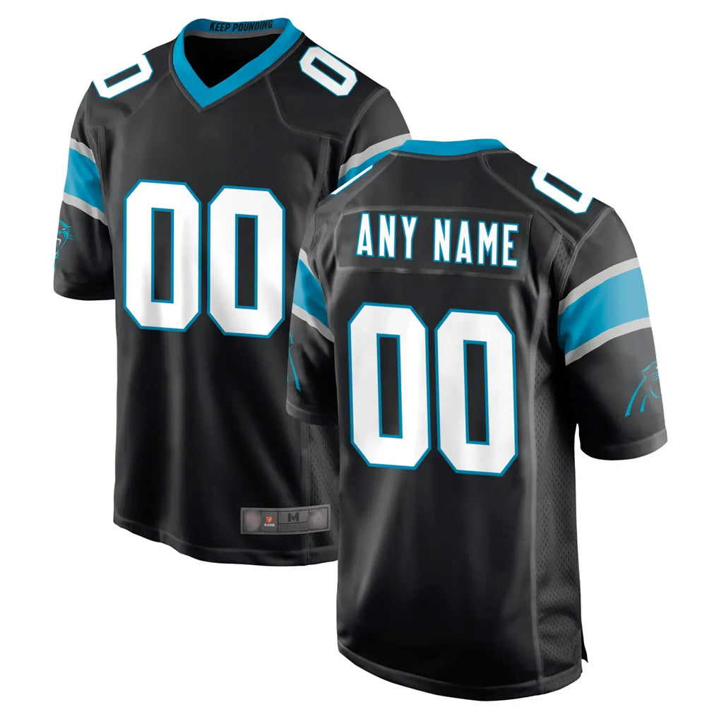 tocy Custom C.Panthers Black Game Any Name & Numbers Stitched Jerseys